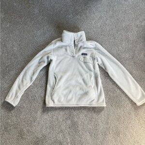 Patagonia White Fleece Pullover